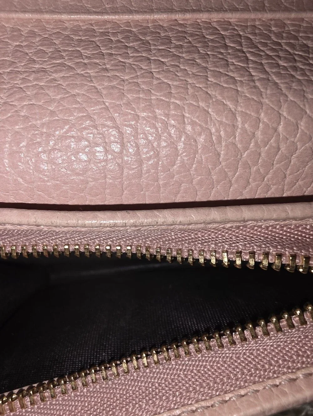 🌸✨ Authentic Gucci GG Marmont Card Case Wallet – Blush Pink Leather ✨🌸 - Picture 14 of 17